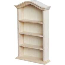GSYY Toyan Doll Wooden Bookshelf Miniature: Mini Furniture Shelf Doll Cabinet Mini Scene Bookcase Fairy Cabinet 1/12 Doll  Accessories - Đen và trắng - Xem 1