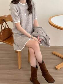 Women Two-Piece Outfits - Oat - View 2