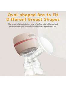 Rechargeable Portable Electric Breast Pump Massager, Silent Operation For Breastfeeding Milk Collection - Multicolor - View 9