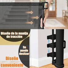 Baby Protection Gate - Black - View 3