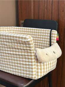 1Pc Pet Central Control Armrest Bed Car Dog Bed Cat Bed Pet Bag Removable Portable Bag For All Seasons - Multicolor - View 7