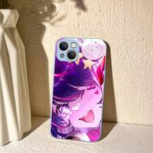 Funda de teléfono de anime Oshi No Ko con diseño de Ai Hoshino, cubierta de vidrio templado compatible con  14 13 12 11 Pro Mini XS MAX 14Plus X XS XR, cubierta compatible con funda de  17, funda de  17 Pro, funda de  17 Pro Max - z1 - Ver 10