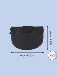 防水摩托车头盔收纳袋 – 大容量便携包，适用于全盔和半盔，也适用于电动滑板车和电动自行车骑行者 – 耐用牛津布面料，带按扣和提手设计 – 便携式防尘罩，适用于摩托车、自行车、滑雪头盔