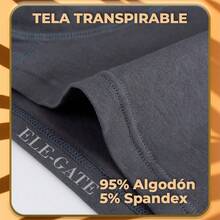Bóxer de algodón para hombre, ropa interior - Verde - Ver 6