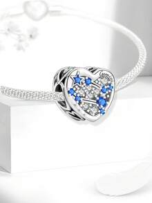 1pc Beads, Suitable For Women Bracelet, Bangle DIY Jewelry Making And Daily Outfit Matching, Suitable For Girls Wearing - Heart-shaped Constellation - View 7