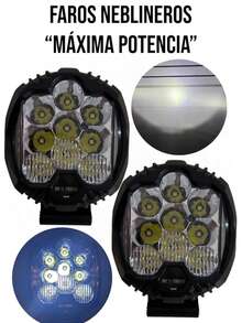 Faro De Reversa En Led Con Contorno Ambar 12/24v 2 Piezas - BLANCO - Ver 3