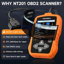 NT201 OBD2 Scanner Code Reader For Cars And Trucks - Reset Check Engine Light Read And Clear Fault Codes Live Data Diagnostic Tool For All Cars Since 1996 - como en la foto - Ver 2
