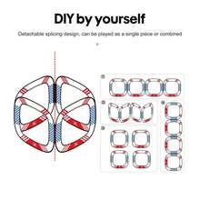 Set de 5 Puertas de Carrera FPV para Avata y Drones Plegables - Kit de Pista de Carreras con Puerta de Entrenamiento para Evitar Obstáculos - Rojo - Ver 4