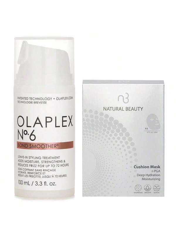  Olaplex Olaplex No. 6 Bond Smoother 100ml X Natural Beauty R-PGA Deep Hydration Moisturizing Cushion Mask (Exp Date: 01/2026) 6x 20ml 2pcs