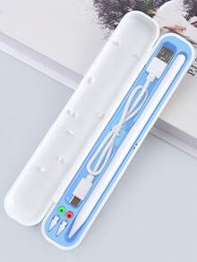 (Solo caja vacía, sin accesorios) Estuche soporte para Apple Pencil de 1ra/2da generación compatible con tableta iPad de Apple, caja de almacenamiento para adaptador de punta de accesorio