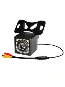 12 LED HD CCD Car Backup Camera, Front & Rear View Camera, Night Vision Wide Angle For Cars, RVs, Parking Monitor