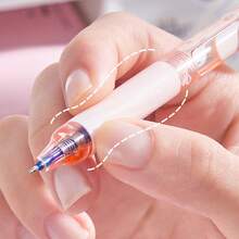 4pcs Erasable Gel Pens - 0.5mm Fine Tip Black Blue Ink For Exams, Comfort Grip Cute Pastel Design School Stationery, Classroom Essentials,Office Supplies,Cheap,Markers,School,Christmas - Multicolor - View 7