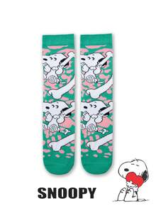 1/3/4 Pairs Snoopy Cartoon Socks, Comfortable Soft Sports Socks For Men And Women, All Season Wear, Creative Cartoon Pattern Fashion Versatile Soft Comfortable Socks - Multicolor - View 15