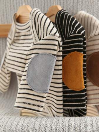  1 pieza Sudadera para mascotas HUITAIYANG, Sudadera con capucha para perros y gatos, Sudadera para mascotas cómoda y transpirable para otoño/invierno, Ropa para perros a rayas suave, Sudadera antipelusa para gatos, Adecuada para perros y gatos medianos y pequeños