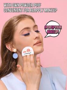 MISSLYN 轻盈控油定妆粉，哑光无瑕持久粉饼，针对肌肤的高遮瑕粉底粉，控油无瑕全覆盖轻盈粉饼，柔雾妆效，打造更光滑的妆容 - #115 Warm Beige - 查看 8