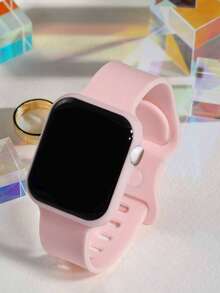 Dwa modne modele odpowiednie dla nastolatków: prosty i uroczy, łączący w sobie oba style, a także klasyczny. Kwadratowy zegarek elektroniczny z cyfrowym wyświetlaczem LED. Idealny na codzienne zajęcia uczniów, takie jak powrót do szkoły, imprezy i podróże. Doskonale sprawdzi się jako prezent dla przyjaciół lub prezent urodzinowy. Najlepszy prezent dla mamy na Dzień Matki lub ślub. - Wielokolorowe - Zobacz 8