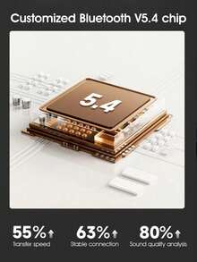 Philips 2025 New Wireless Bluetooth Earbuds, Over-Ear Hook Style, Open-Ear Earbud-Free Design, Sports, High Sound Quality, Long Battery Life, Noise Cancellation, TAT2769 - Black - View 8