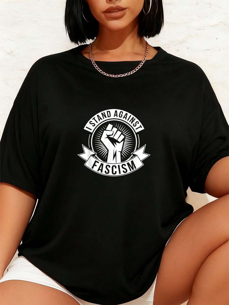 Camisetas femininas - Preto - Ver 1