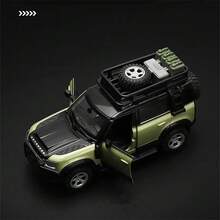 Burago 1:43 Scale Land Rover Defender Diecast Model Car, Assembled Alloy Off-Road Vehicle Toy, Gift For Boys - Multicolor - View 7