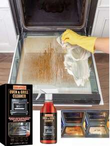 jakehoe Limpiador de espuma para horno y estufa - Desengrasante y desodorante especializado para rejillas del horno (producto actualizado, se envían versiones nuevas y antiguas al azar) - 1 unidad de 100 ml. - Ver 1