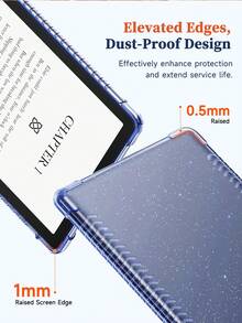 1 Pc Clear Case Compatible With 6 Inch Kindle 2024 And 2022 Releases (11th Generation) ,Kobo Clara Colour,Kindle Paperwhite 12th Gen 2024- Ultra Slim Soft TPU Transparent Cover, Lightweight Protection - Multicolor - View 11