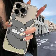 Cute Cartoon Phone S25 S24 S23 S22 S21 S20 FE Note20 Note10 Plus Ultra Lite 5G Soft TPU--Totoros Cover.Accessories. - T-TM241014J3 - 查看 11