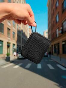 Bocina Portátil Inalámbrica Bluetooth Sonido Estéreo Alta Calidad Batería Recargable USB Tarjeta TF Resistente Compacta Ligera - Negro - Ver 2