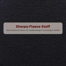 HOMCOM Set Of 2 Bar Stools With Padded Seat And Footrest, Fleece Cover, Metal Frame, Black - 1 - View 4