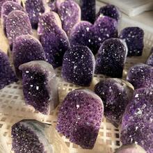 Stonehaven Spesimen Mineral Gugusan Kristal Citrine Alami, Untuk Meditasi dan Penyeimbangan Chakra, Gugusan Kristal Citrine Dekoratif Feng Shui, Melambangkan Kekayaan - Kuning - View 10