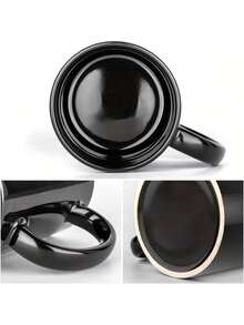 1个可定制陶瓷马克杯/杯子，可定制图案咖啡杯，可定制双面照片/Logo/文字名称 - 大容量，厚杯身，多种颜色可选。个性化照片周年纪念马克杯。 - 多色 - 查看 6