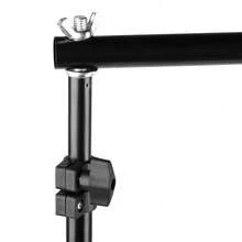 Heavy Duty Photography Studio Backdrop Stand Screen Background Support Kit+Case, 2x2M/2x3M - Black - View 8