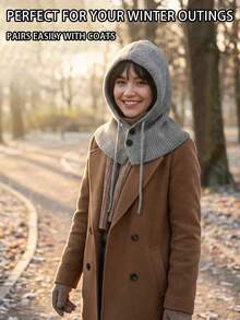 Men's And Women's One-Size-Fits-All Ski Hat With Neck Strap - All-Season Neck Warmers - Winter Hats - Cold Weather Neck Wraps - Blaklava Hat - Outdoor Sports Hats - Blaklava Windproof Neck Warmers - Multicolor - View 8