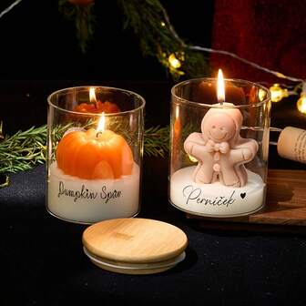 1支姜饼/南瓜香氛蜡烛，适合万圣节、生日、圣诞节等场合作为礼物，可用于卧室、客厅等房间装饰，营造浪漫氛围，也是送给女性朋友的绝佳礼物。