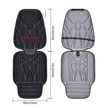 1pc Comfortable Business Car Front Seat Cushion Cover, Universal Car Interior Seat Pad