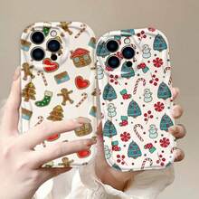 Una colección de diseños con temas navideños que SE adapta perfectamente a una amplia gama de modelos de  de apple, incluyendo 12, 11, XS, XR, X, 8, 7, SE, Plus, Mini, Pro y Max. Esta funda de teléfono de aceite de onda suave a prueba de golpes es un excelente regalo. - Mezcla de colores 2 - Ver 7