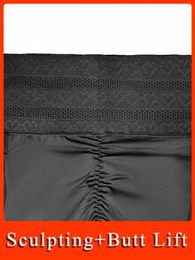 Women's High Waist Belly-Tight Panties, Breast-Shaped Shorts, With Removable Sponge Inner Pads, Fake Buttocks And Waist-Lifting And Hip-Lifting, Waist-Length Slim Body-Beautiful Body, Sexy Tights Base, Fashionable Body-Shaping Clothes Tummy Control Shapewear Tummy Control Tummy Control Underwear Butt Lift Butt Pads Leggings For Women Shorts Lencería Para Mujer High Waisted Leggings Weight Loss - 黑色 - 查看 4