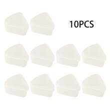 1pc/2pcs/4pcs/10pcs/Set Petal Shape Powder Puff Storage Box, Creative Cosmetic Puff Display Case,For Holiday Beach, Bathroom Collection, Bedroom Collection, Large Capacity - Clear - View 13