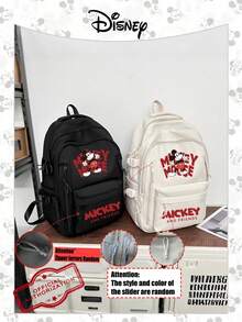 Disney 1个官方授权 | 米奇图案背包，史迪奇大容量背包，带笔记本电脑隔层 | 休闲背包 | 运动包 | 卡通背包 | 双肩包 | 书包，适合女孩/女士/学生/青少年/毕业生，是日常使用、外出、旅行、购物和返校的理想之选 - 彩色 - 查看 4