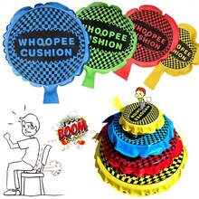 1 món đồ chơi đệm xì hơi giả, đệm cao su xốp phát ra âm thanh độc đáo, quà tặng vui nhộn cho bữa tiệc, đệm xì hơi cao su giả độc đáo | Đệm xì hơi cổ điển, túi xì hơi, phụ kiện tiệc tùng, quà tặng Halloween và Giáng sinh, đồ chơi giả vui nhộn cho bữa tiệc, màu ngẫu nhiên (Khuyến nghị mua lớn hơn một cỡ, nguyên tắc của sản phẩm là bóp nhanh để tạo ra âm thanh) - Nhiều màu - Xem 4