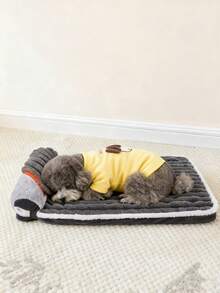 1件 HUITAIYANG 宠物卫衣，狗狗衣服，狗狗卫衣，秋冬季保暖宠物服装，猫咪上衣防掉毛，可爱狗狗印花，适合中小型犬猫 - 彩色 - 查看 5