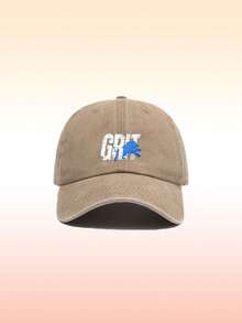 1pc Men's Letter Print Baseball Cap Breathable Material Baseball Cap Outdoor Sports Adjustable Hiking Casual Street Fashion Hat Unisex Versatile Dad Hat Multiple Colors Available - Multicolor - View 15