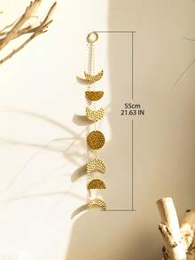 1件波西米亚风月相壁挂装饰，简约现代家居饰品，日月灵性灵感装饰，适用于客厅、卧室、窗边、阳台、花园、冥想空间、瑜伽室、墙面装饰，礼品 - 彩色 - 查看 8