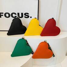 Women's Small Handbag, Heart-Shaped Wristband Bag, Portable Wristband Bag, Lightweight, Good-Looking, Suitable For Giving Gifts To Women During Festivals - Nhiều màu - Xem 1