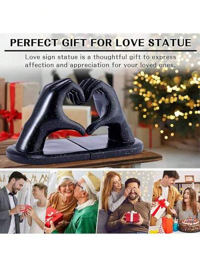 1 pieza Juego de sujetalibros con forma de manos en forma de corazón - Arte funcional para la organización de libros, decoración de estanterías y ambientes estéticos | Opciones de multicolor