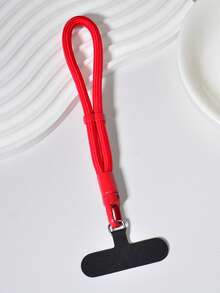 1pc Premium 360° Rotating Anti-Twist Phone Lanyard, With Metal Clasp, Anti-Lost Adjustable Wrist Strap, Durable Polyester Cord, Multifunctional Smartphone Hanging Strap, Solid Color Unisex Camera/Key Chain Pendant, With Spacer