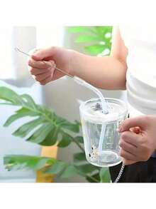 6pcs Metal Straw Cleaner - Extra Long Stainless Steel Brush For Cleaning Reusable Straws, Water Bottles And Pipes - White - View 11