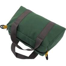 Yosoo Bolsa de Herramientas de Lona de Boca Ancha Impermeable de Alta Capacidad, Bolsa de Almacenamiento de Herramientas Resistente para Electricistas, Fontaneros y Mecánicos, Bolsa - 14 pulgadas - Ver 9