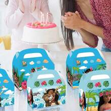 24/12件套主题生日装饰品、派对装饰品、礼品袋、派对礼盒、主题糖果饼干派对礼盒、派对糖果礼品袋、主题派对装饰品、生日派对用品、圣诞节、万圣节、复活节、情人节、国庆节 - 彩色 - 查看 4