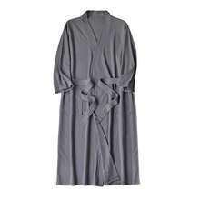 1 件轻盈时尚家居和沙滩长袍，速干柔软长袍，情侣家居服，简约格子浴袍，性感睡衣，男女通用夏季婚礼家居浴室装饰返校