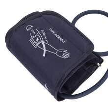 Monitores portátiles para el brazo con voz para uso doméstico, monitor digital LCD doméstico. Medidor preciso para el brazo. Para mujeres y hombres: se adapta al diseño ergonómico, de alta gama y elegante. - Blanco - Ver 5